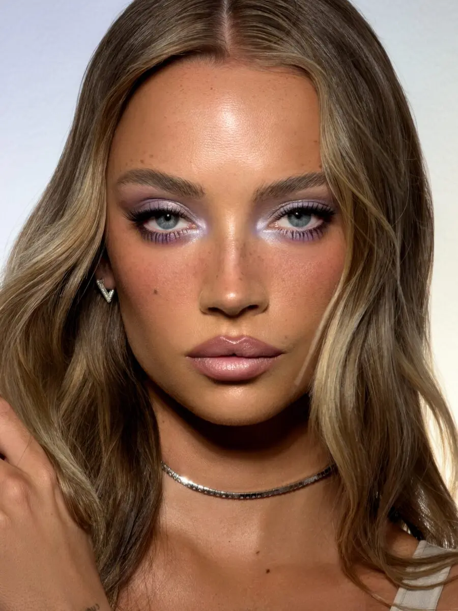 Radiant Lavender Soft Glam Makeup Look