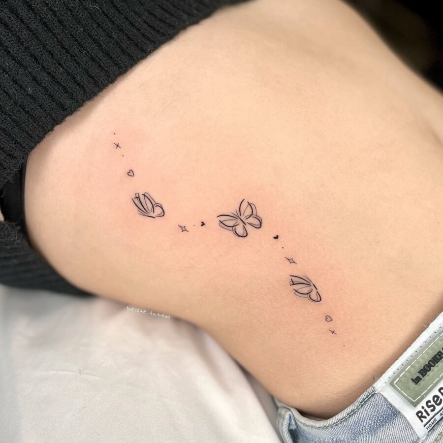 Elegant butterfly tattoos for a unique vibe