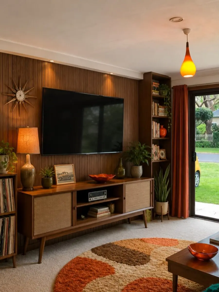 Stylish vintage-inspired TV unit decor ideas