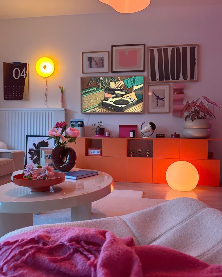 Chic and Vibrant TV Unit Decor Inspiration
