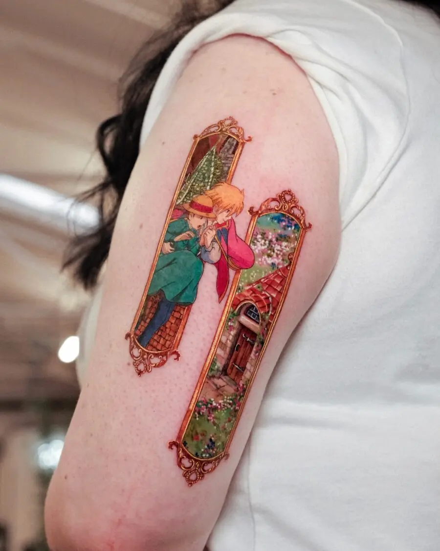 Charming and whimsical tattoo art design