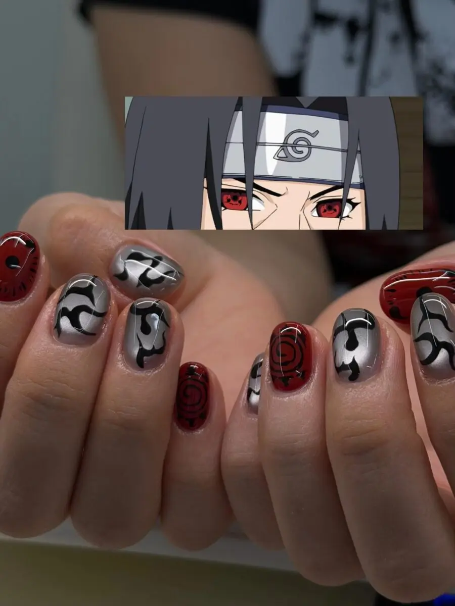Anime-inspired designs for vibrant Y2K nails