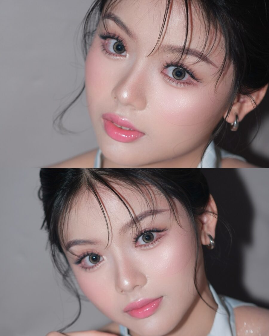 Stunning ABG makeup with soft glam elements