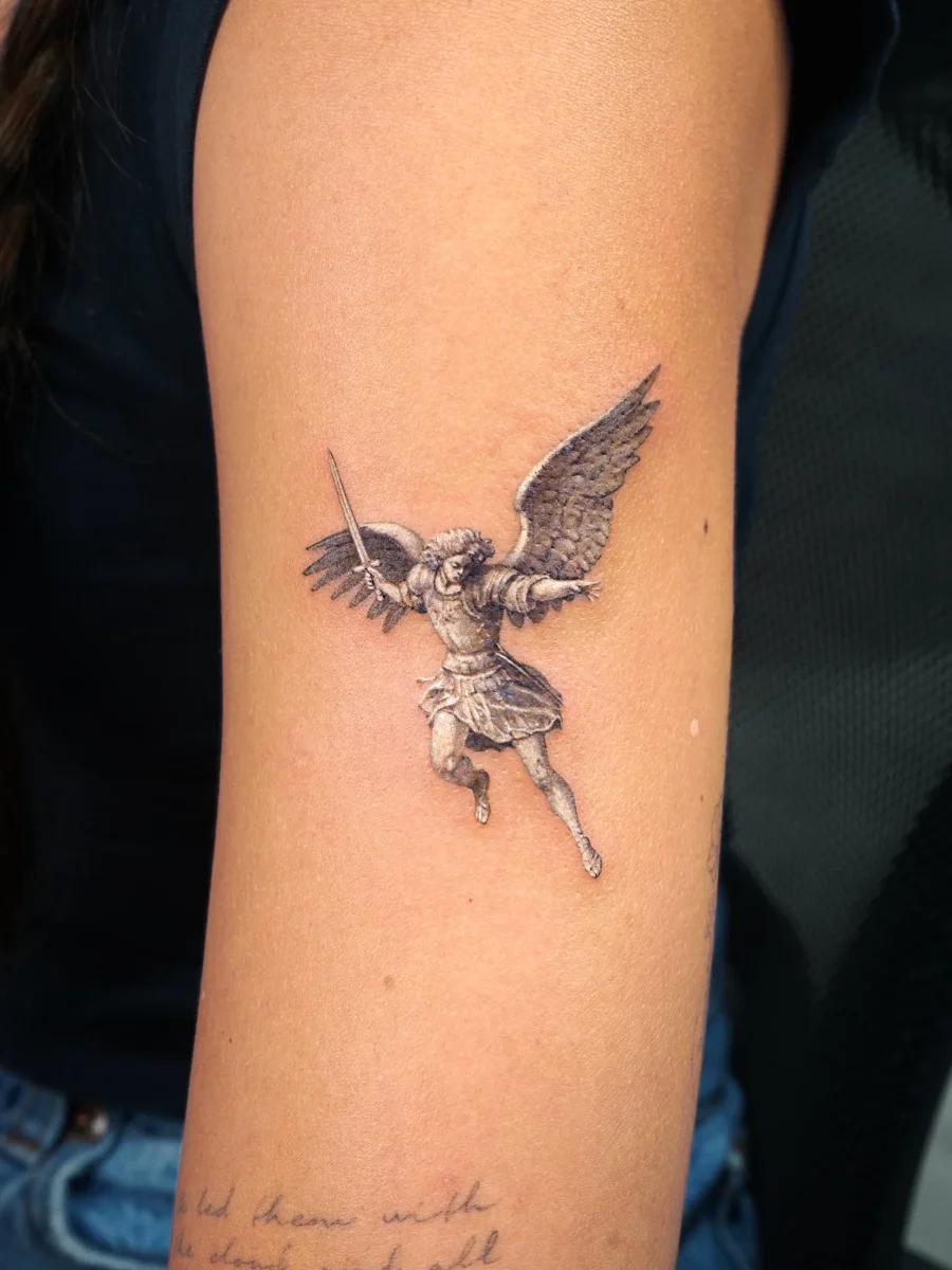 Archangel Michael: Defender and Protector Tattoo