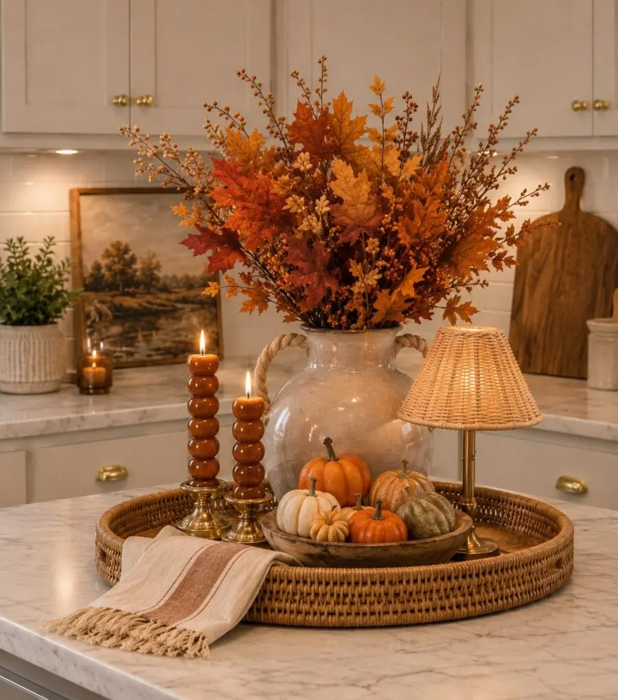 Charming autumn vibes for your kitchen counter