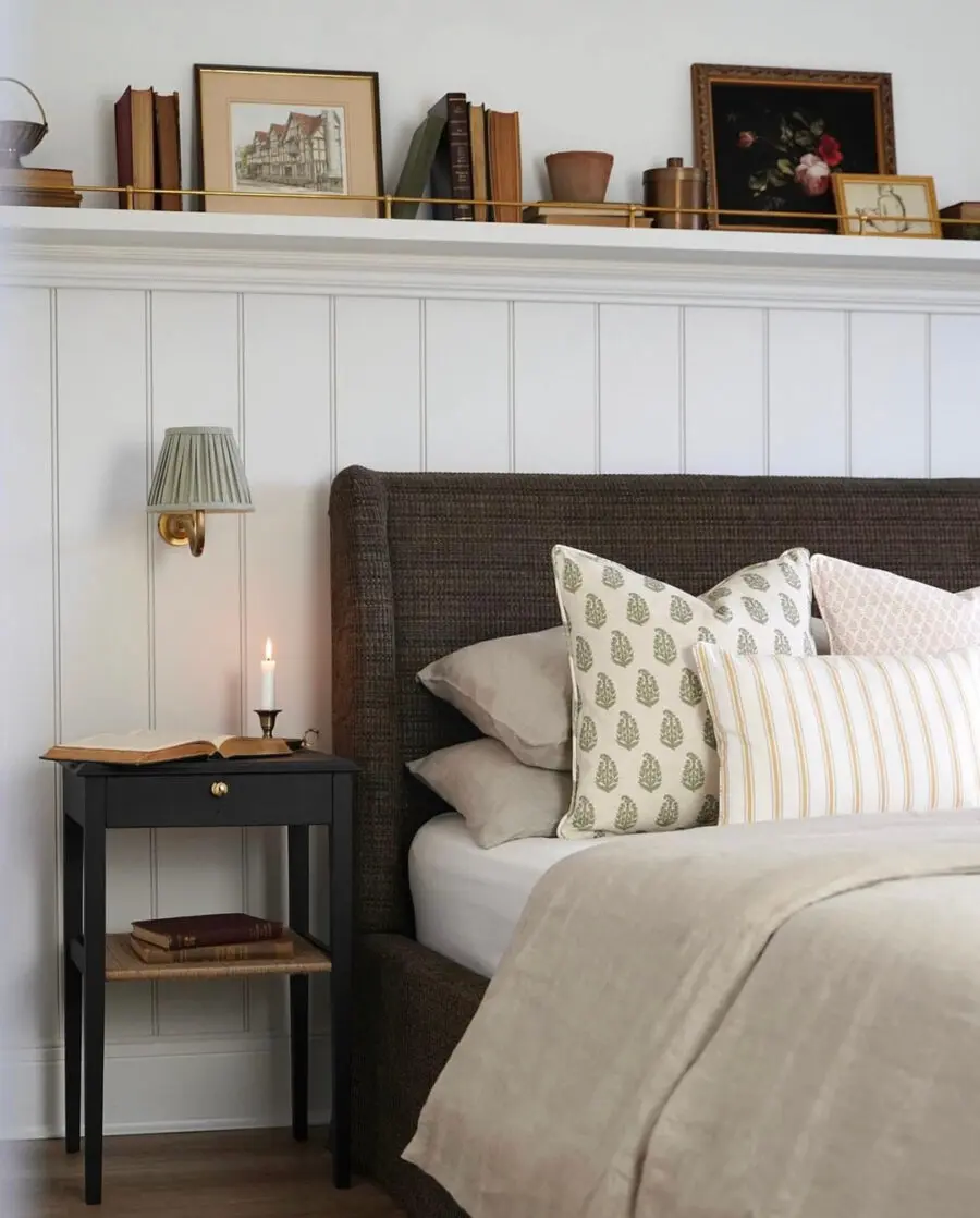 Chic Neutral Bedside Decor for Relaxation
