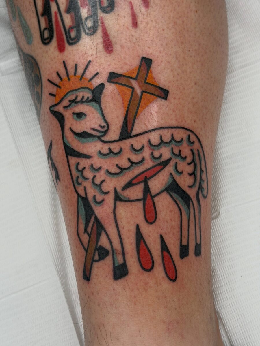 Symbolic depiction of the Lamb of God