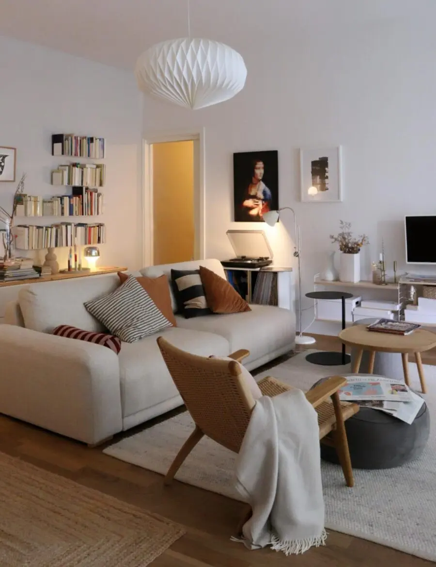 Warm and Inviting Living Space with Style