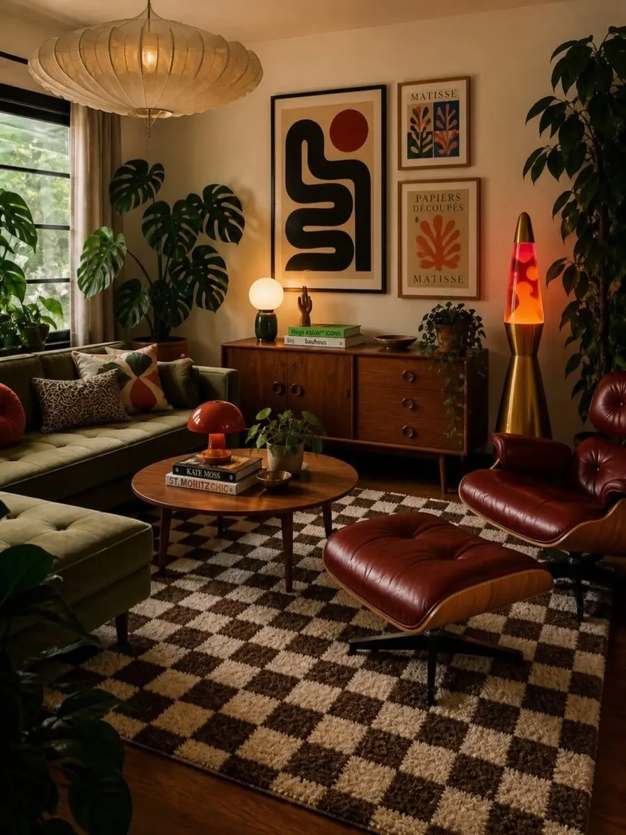 Serene and stylish cozy living room vibes