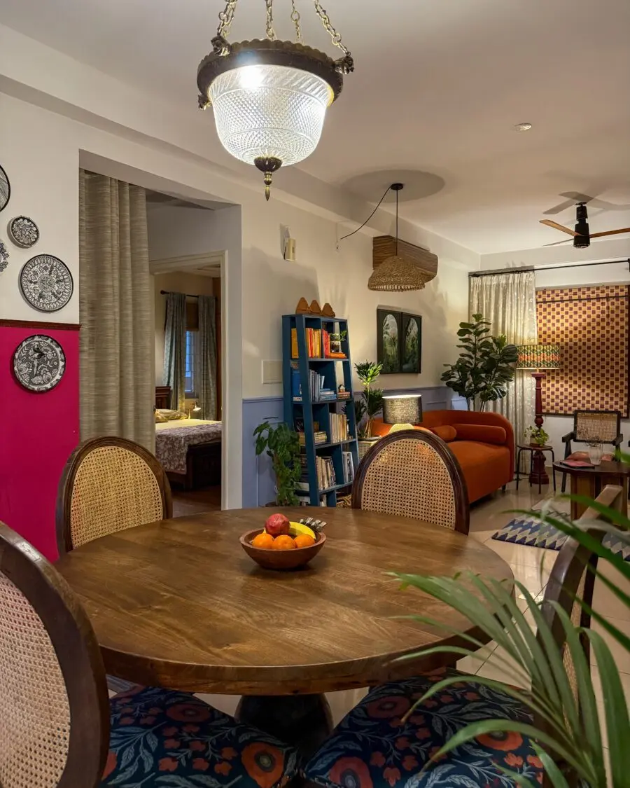 Inviting space with rustic charm and warmth