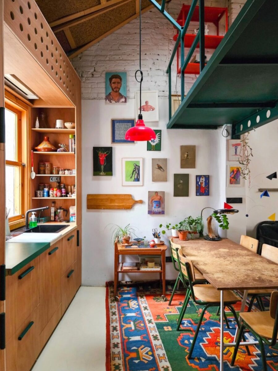 Vibrant and Unique Eclectic Kitchen Design