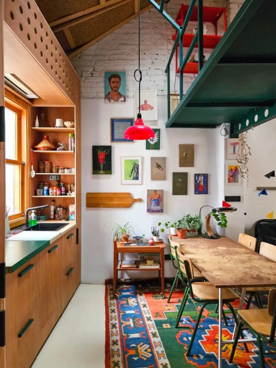 Vibrant and Unique Eclectic Kitchen Design