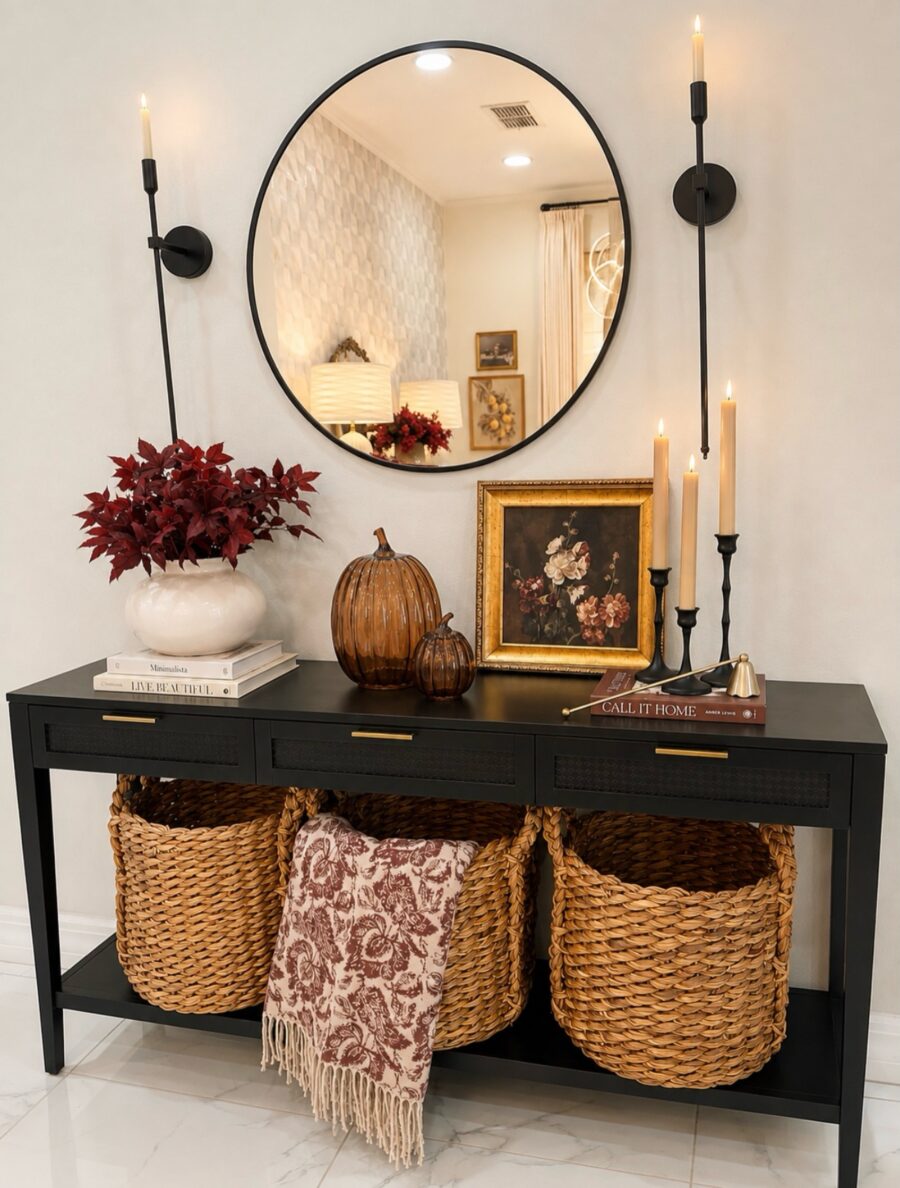 Stylish and functional entryway table decor ideas
