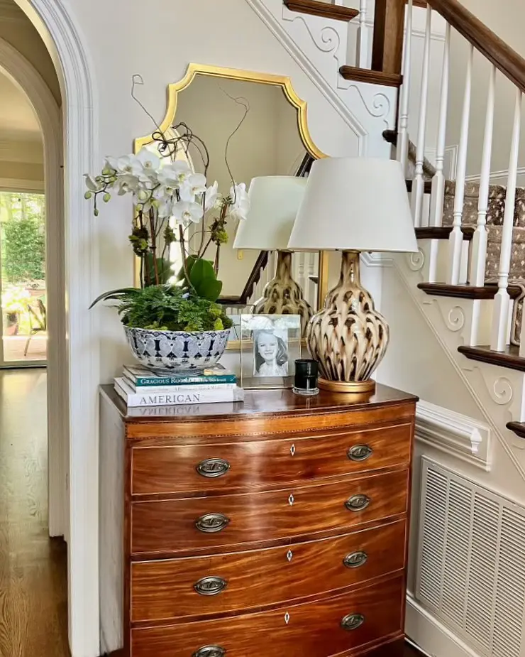 Elegant entryway decor with classic touches