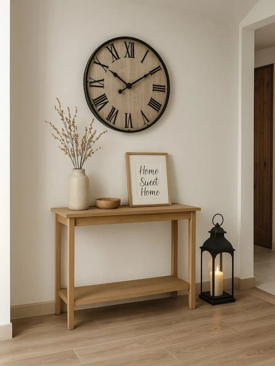 Chic and cozy entryway table styling ideas