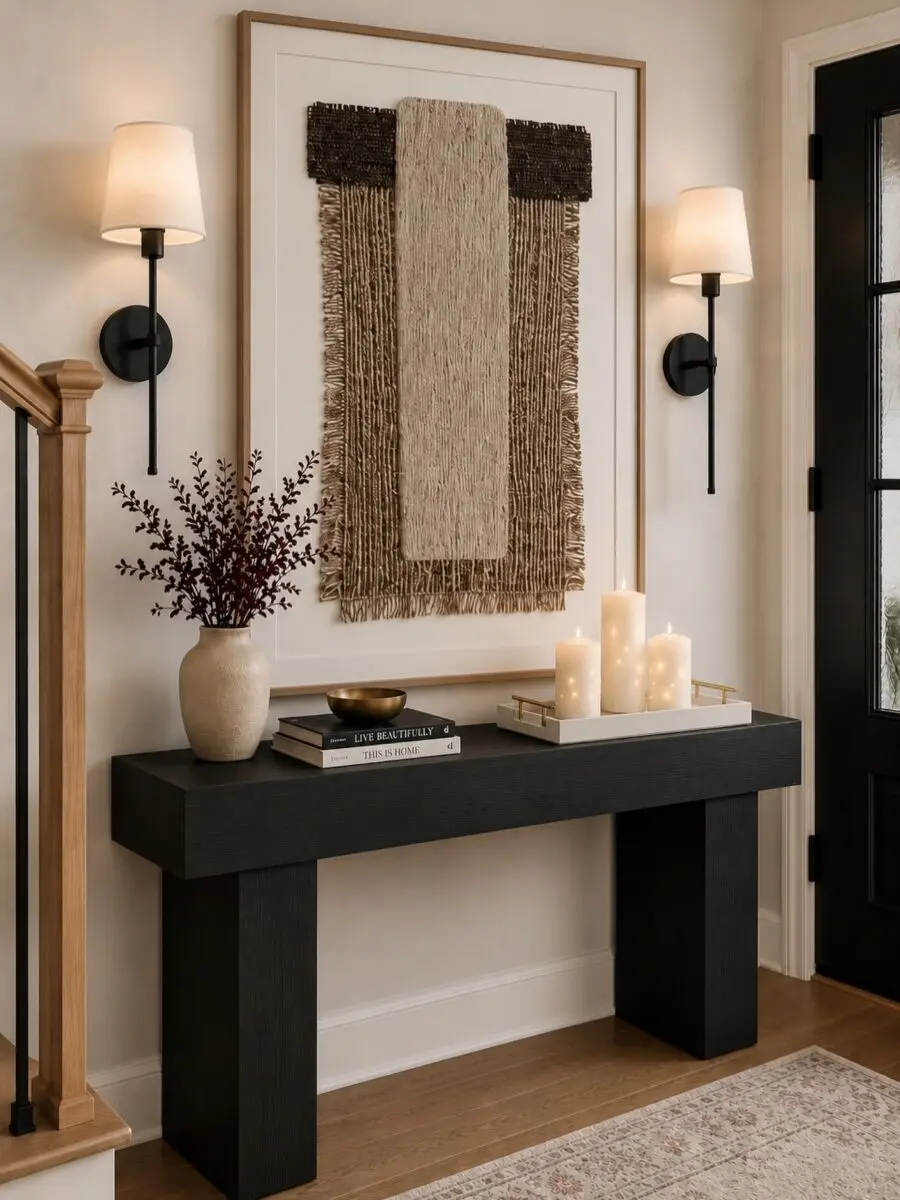 Stylish and Inviting Entryway Table Decor
