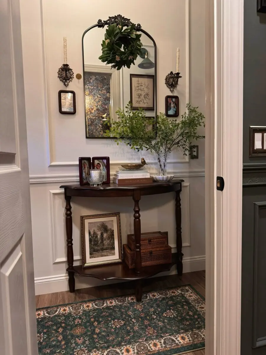 Charming Entryway Table with Classic Touches