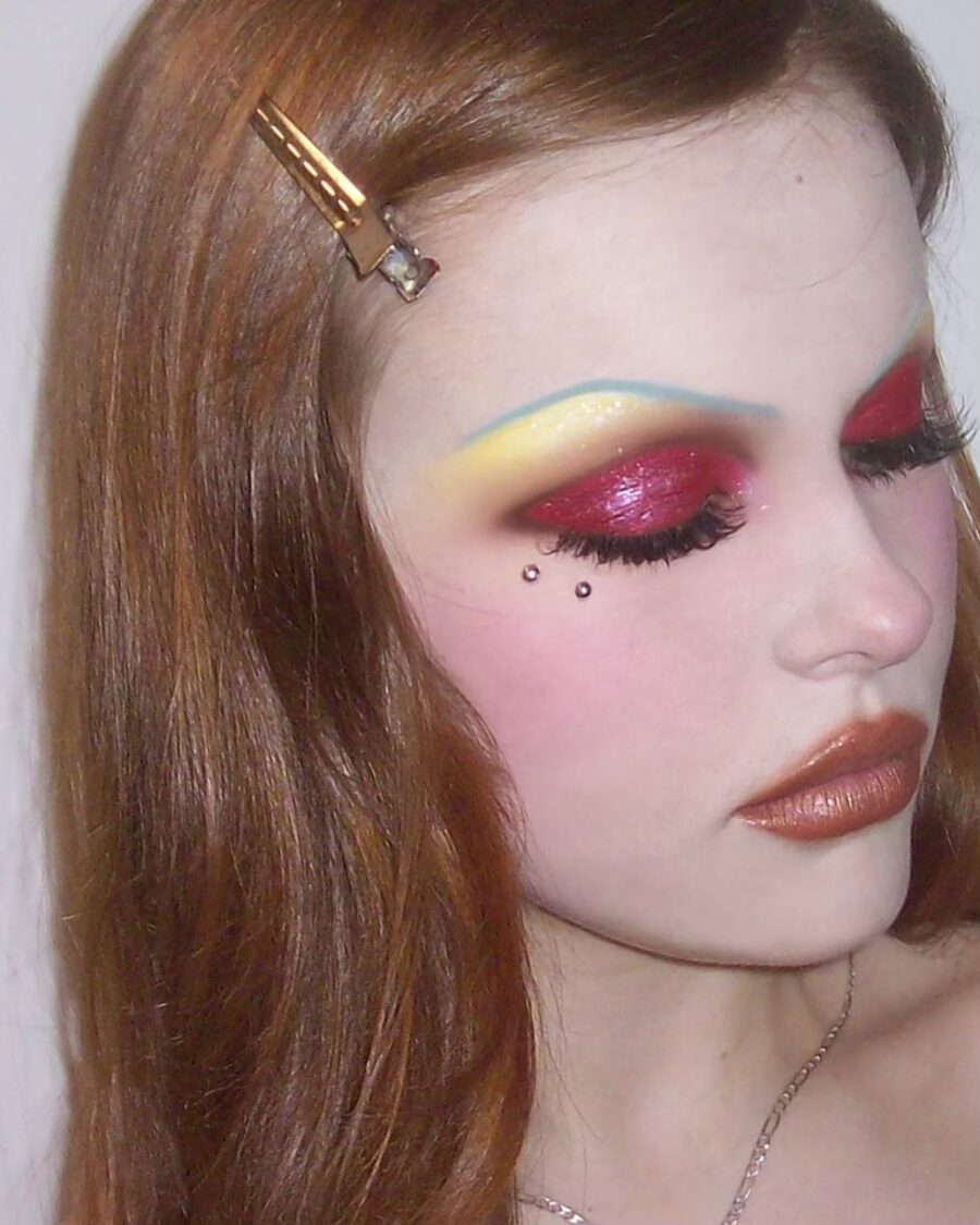 Vibrant colors for creative makeup expression