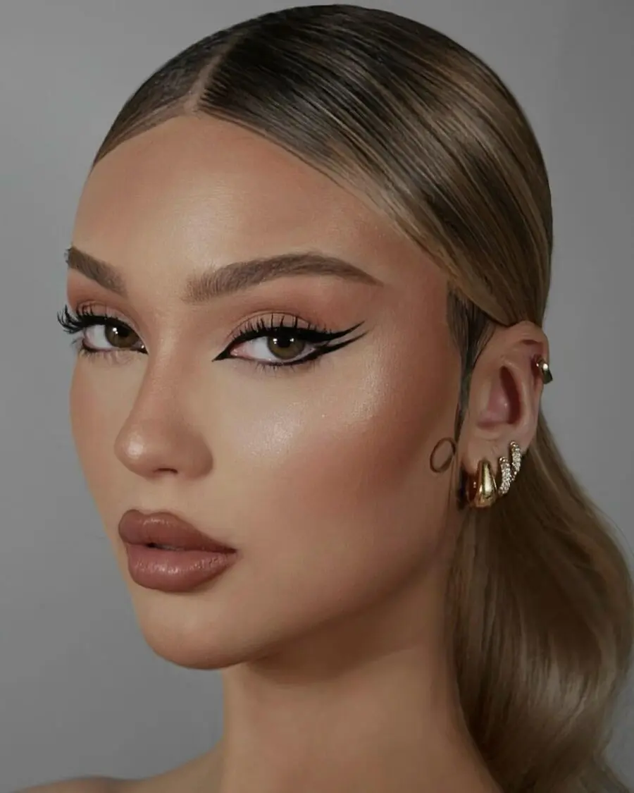 Stunning Euphoria-Inspired Glam with Bold Lines