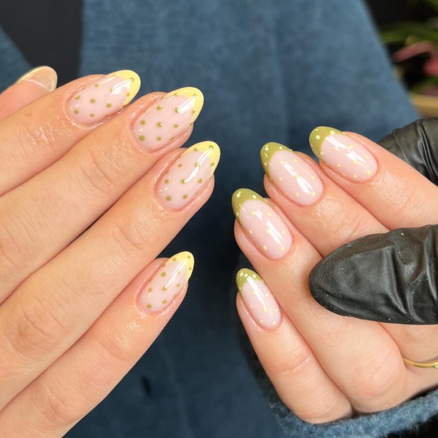 Chic French Tip Nails with a Twist