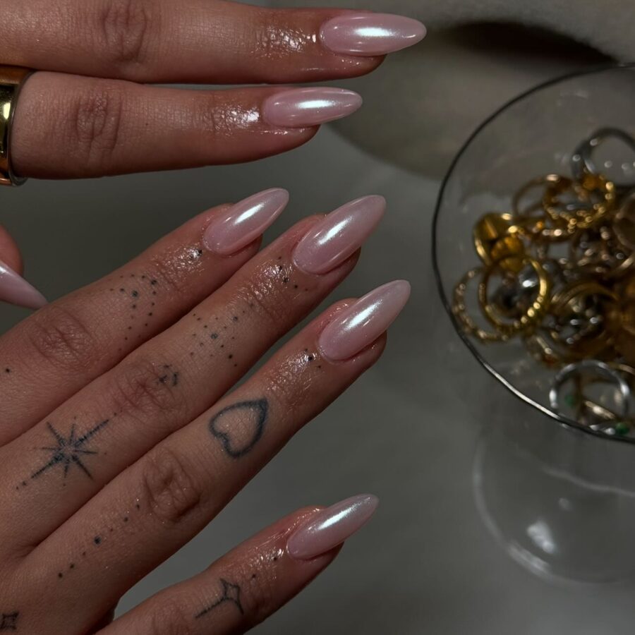 Pearly Ombre Nails Perfect for Any Occasion