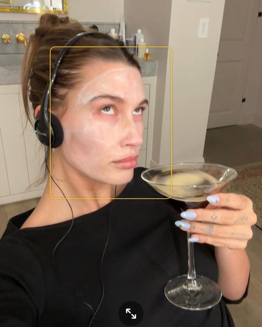 Chic and Trendy Hailey Bieber Nail Design