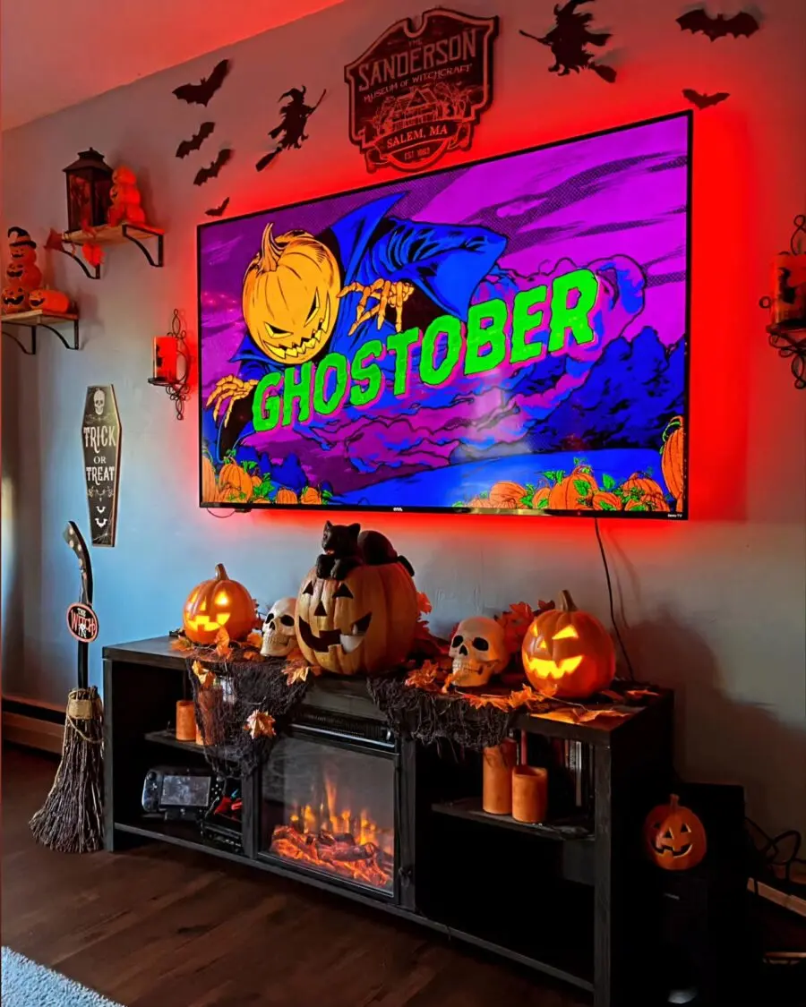 A Colorful Haunted Vibe for Your Living Space