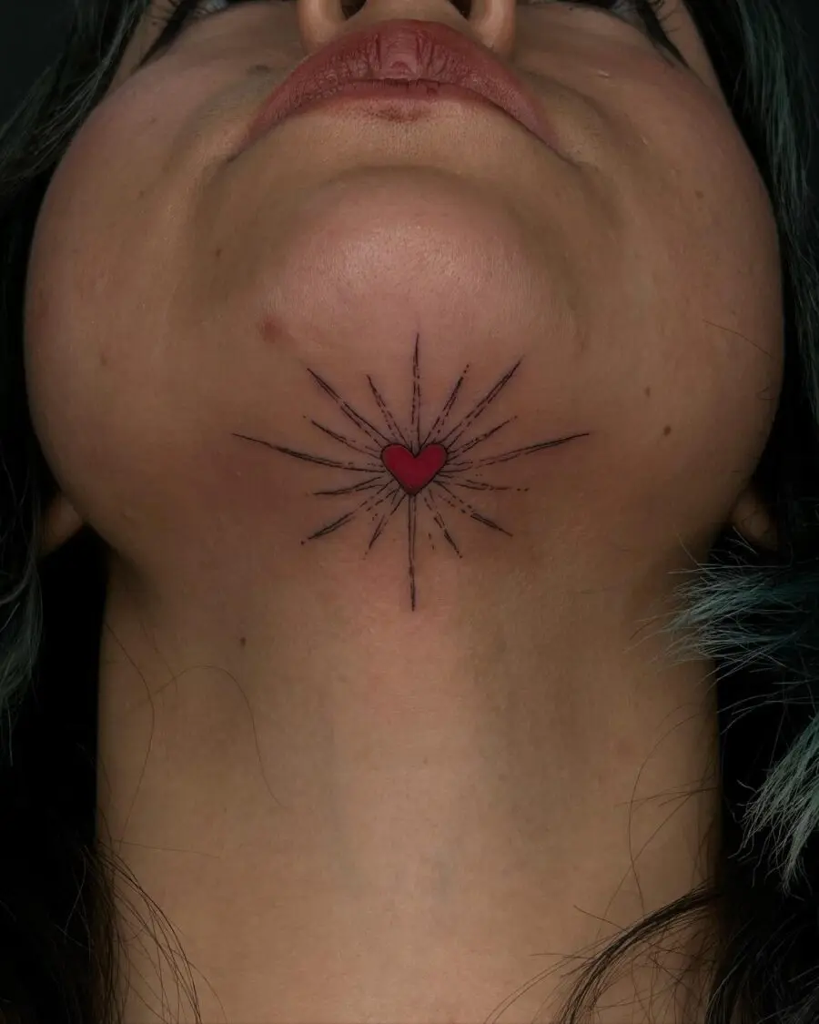 Heart-Inspired Hidden Tattoo Art