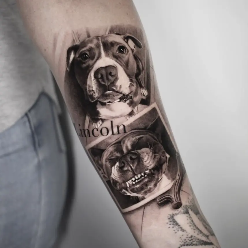Heartfelt tribute tattoos for beloved pets