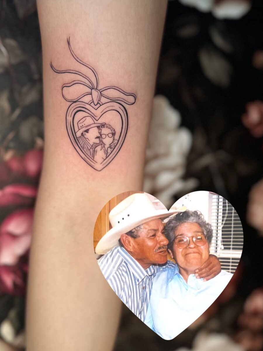 A heartfelt tribute captured in ink