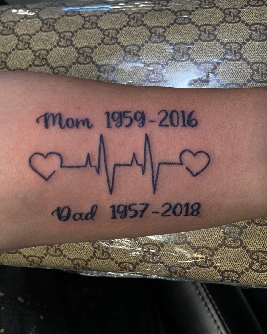Heartfelt Tribute Through Lifeline Tattoo
