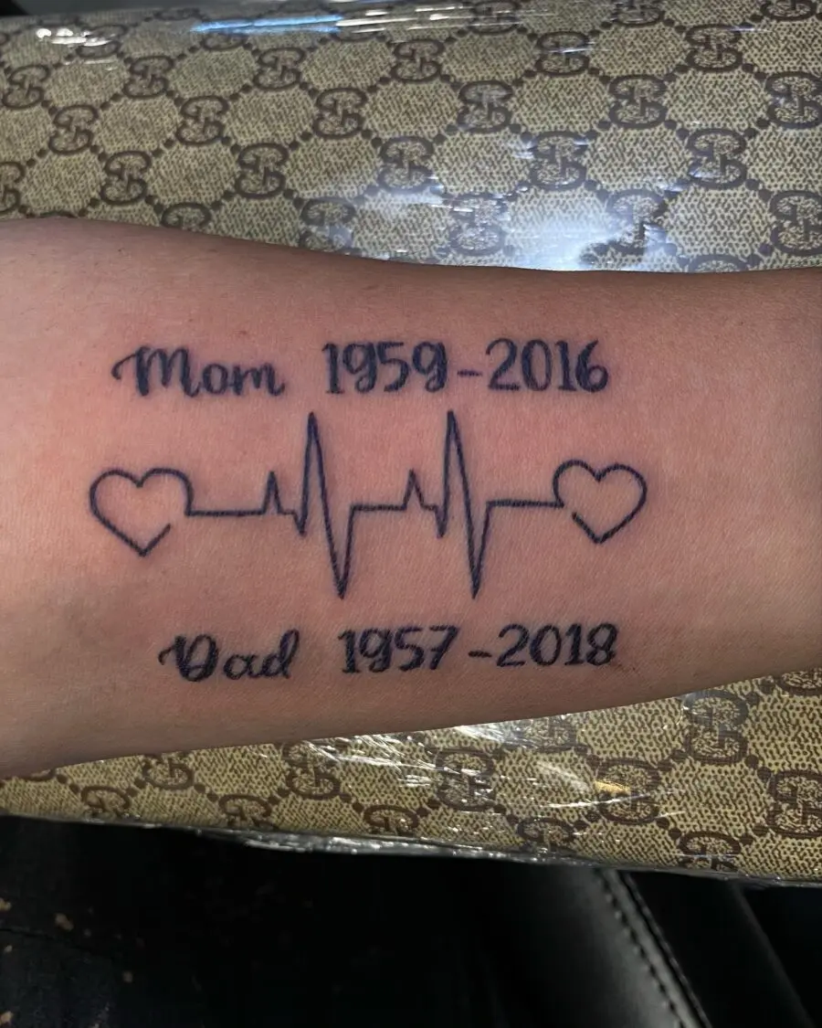 Heartfelt Tribute Through Lifeline Tattoo