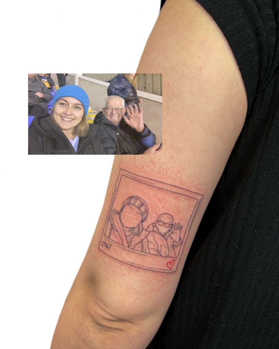 A heartwarming tribute in a tattoo design