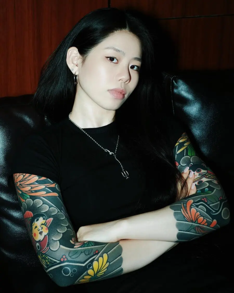 Vibrant Japanese tattoos showcasing unique artistry