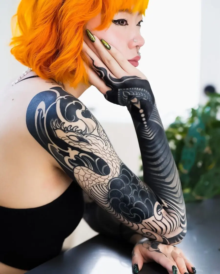 Bold Japanese tattoos embrace artistry and culture