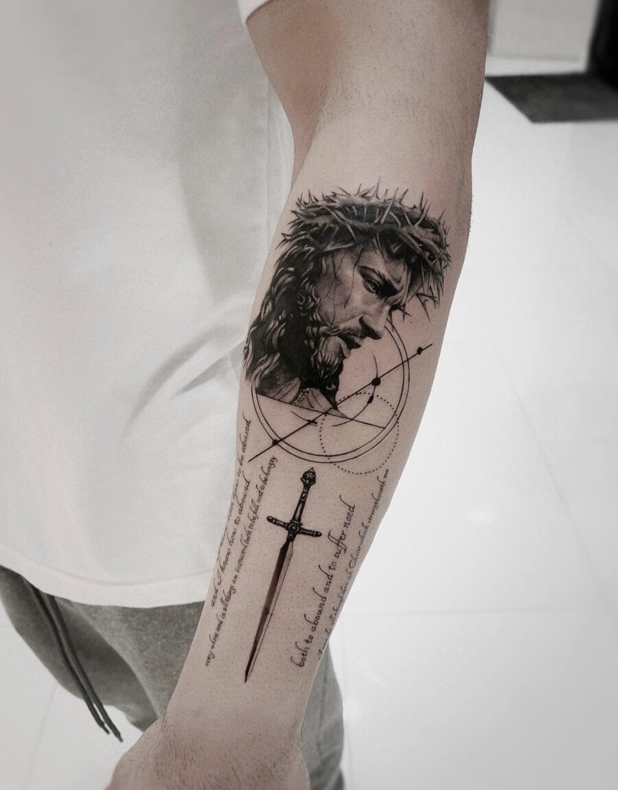 Symbolic depiction of Christ and faith