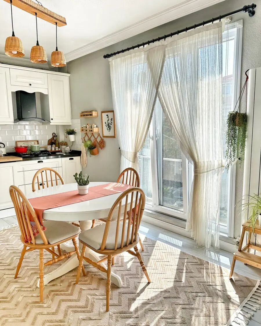 Bright and inviting kitchen with rustic charm