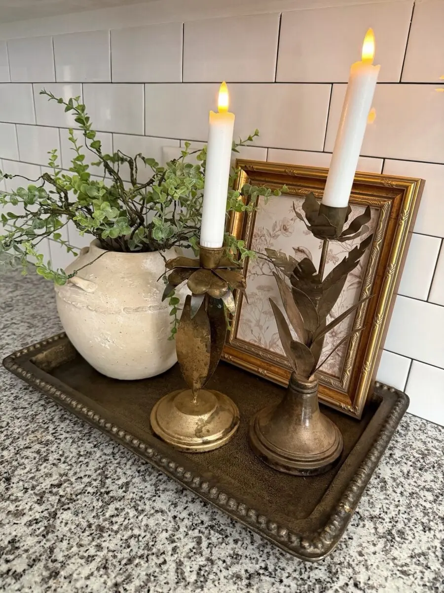 Elegant arrangement for a cozy kitchen vibe