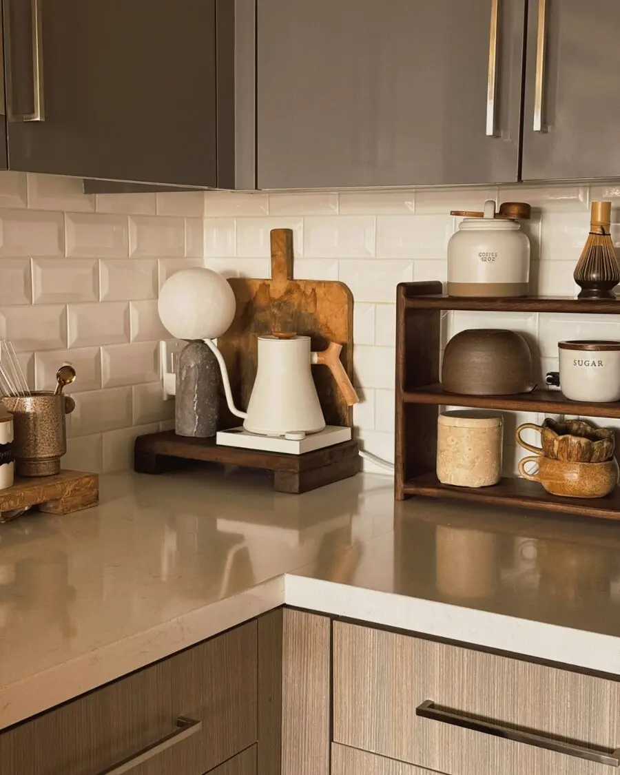 Chic and modern kitchen counter decor ideas