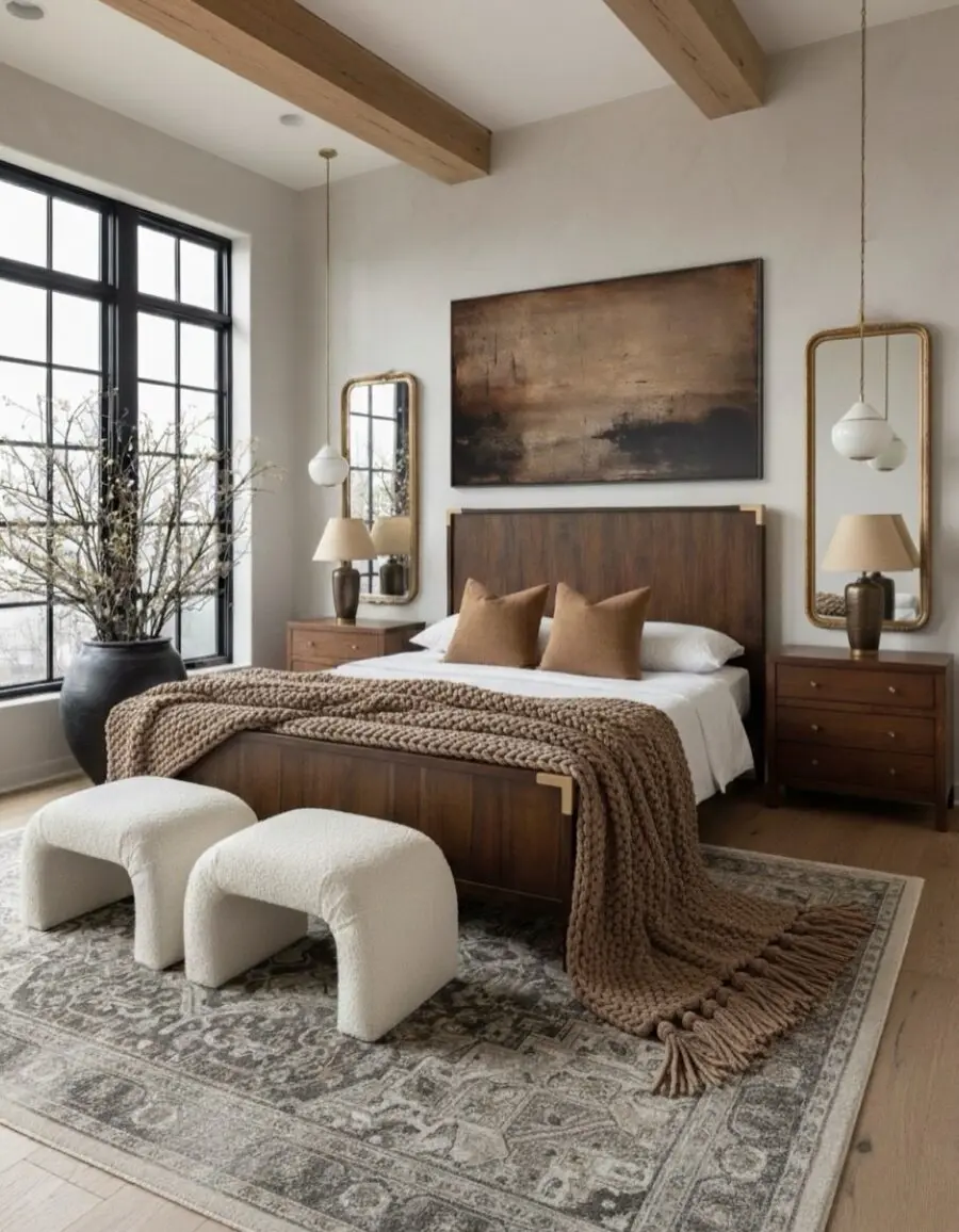 Stylish and modern above bed decor ideas
