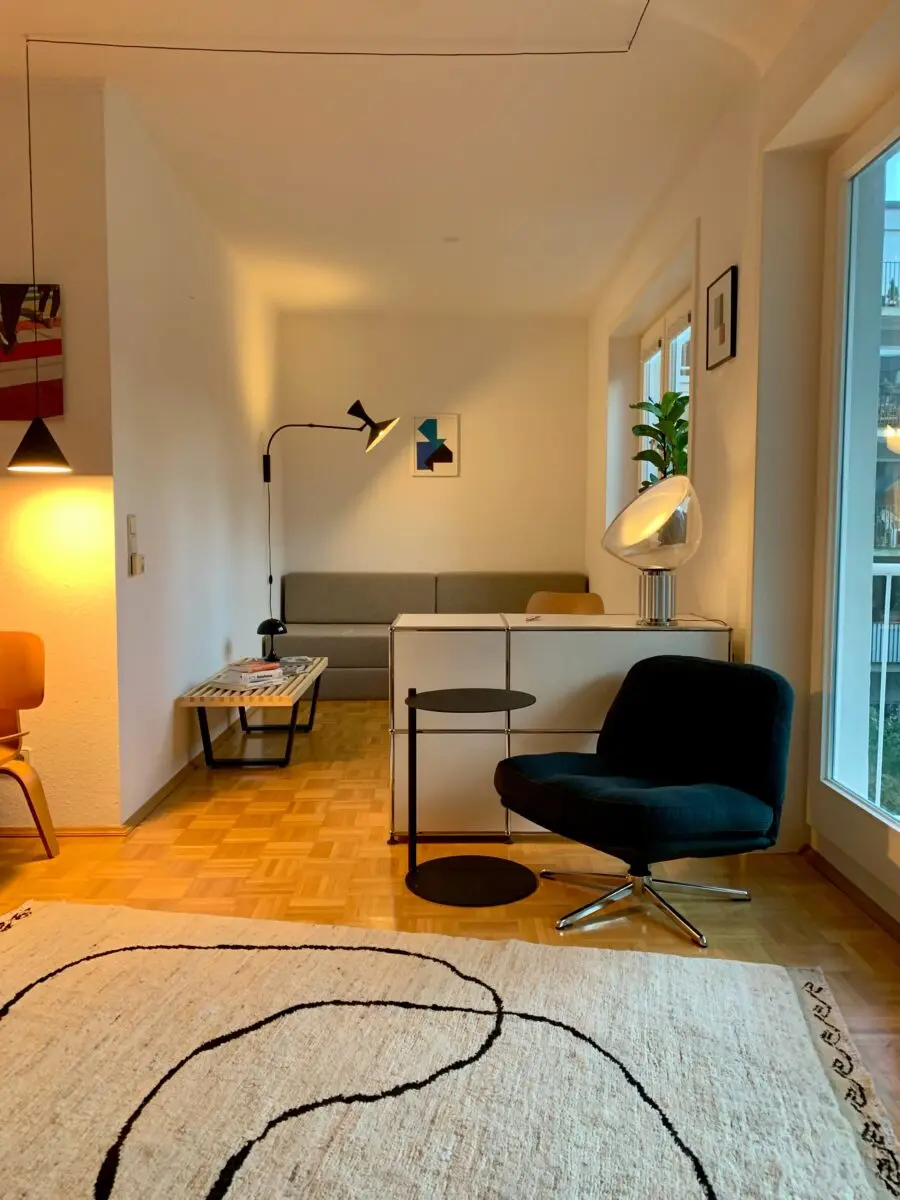 Minimalist charm in a cozy living space