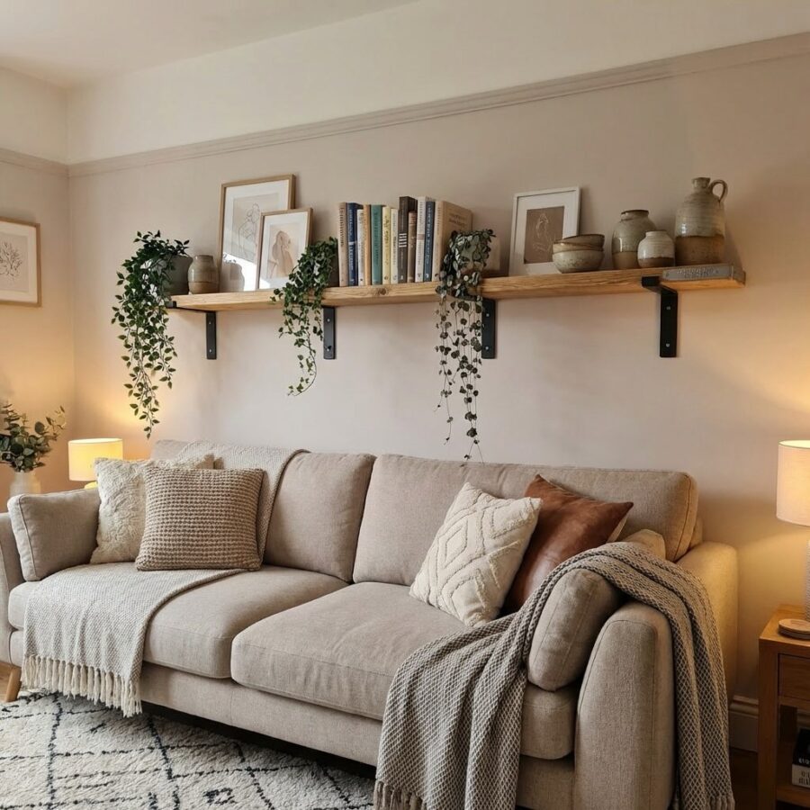 Stylish and Cozy Shelf Decor Inspiration