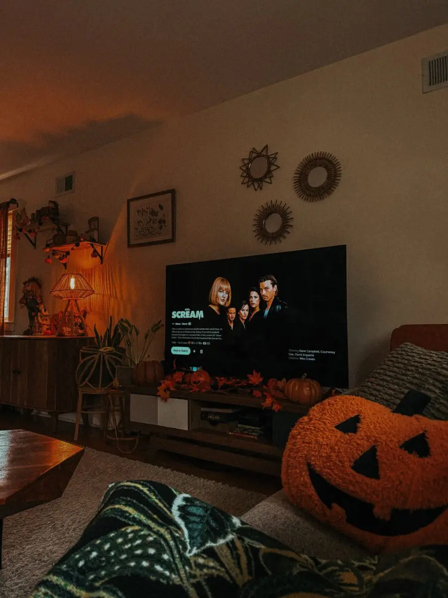 Cozy Halloween Vibes in Living Room Decor