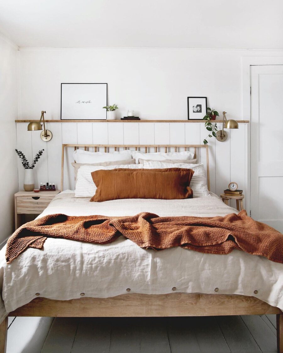 Cozy Earthy Tones for Above Bed Decor