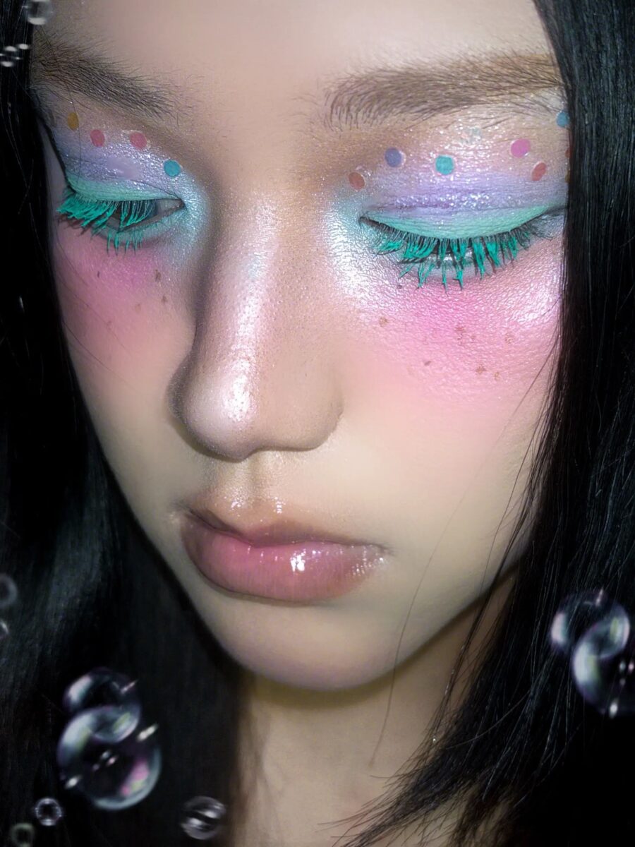 Whimsical pastel hues with playful details