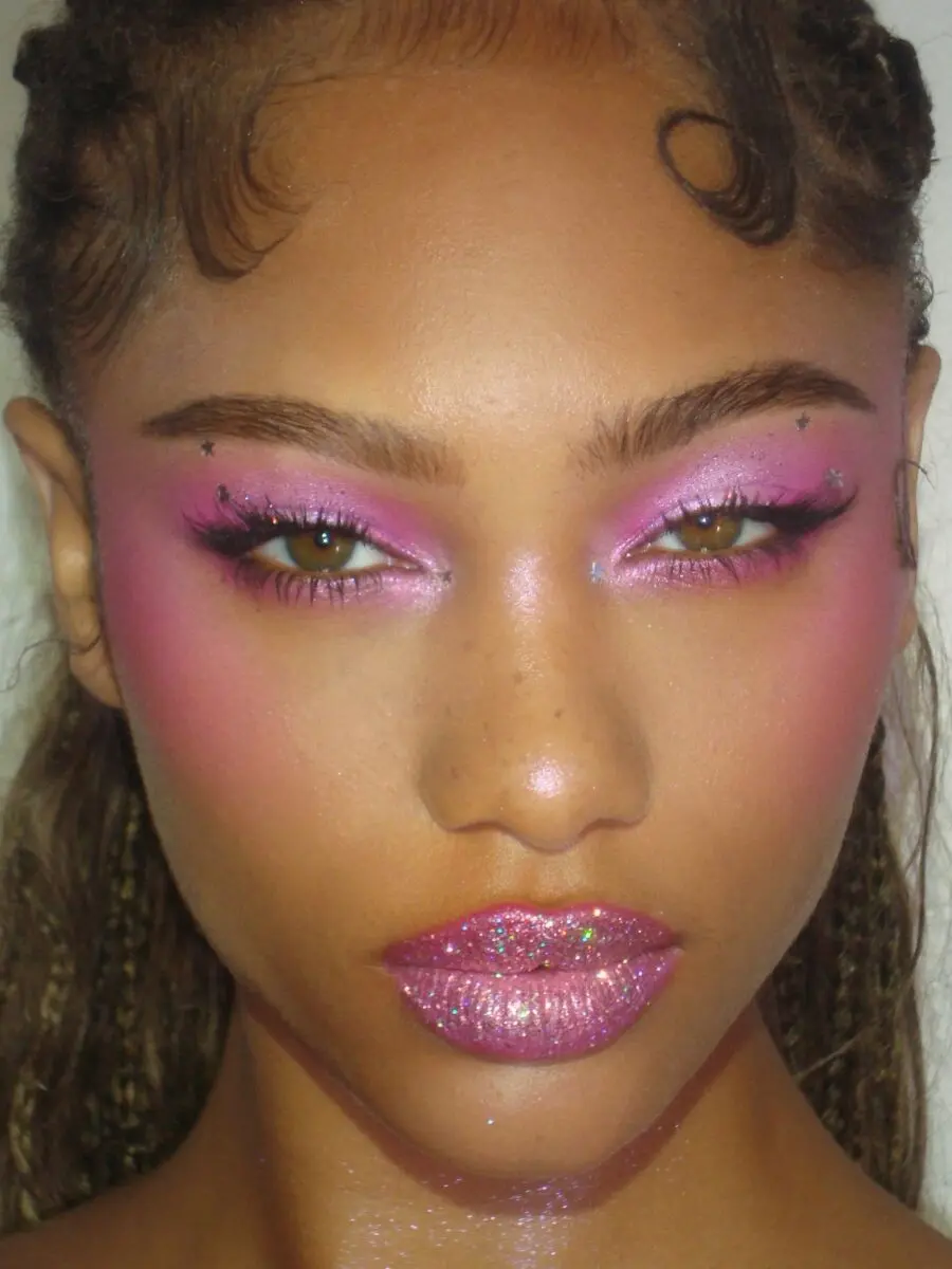 Playful retro vibes in vibrant pink tones
